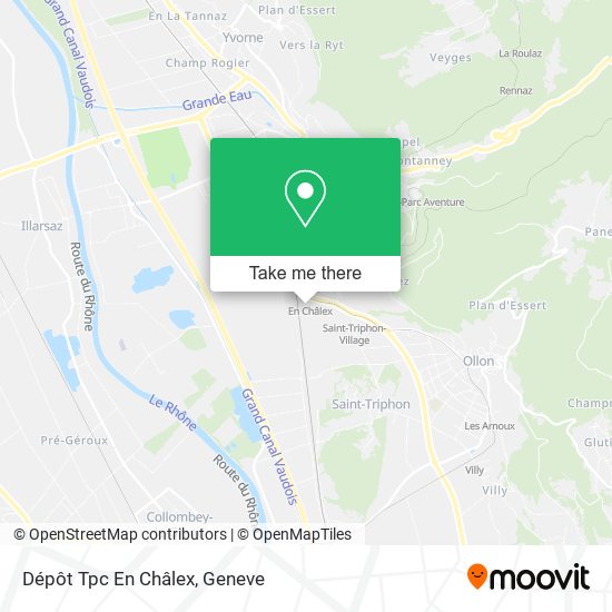 Dépôt Tpc En Châlex map