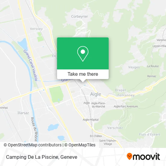 Camping De La Piscine map