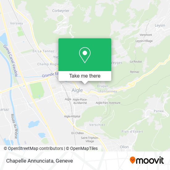 Chapelle Annunciata map