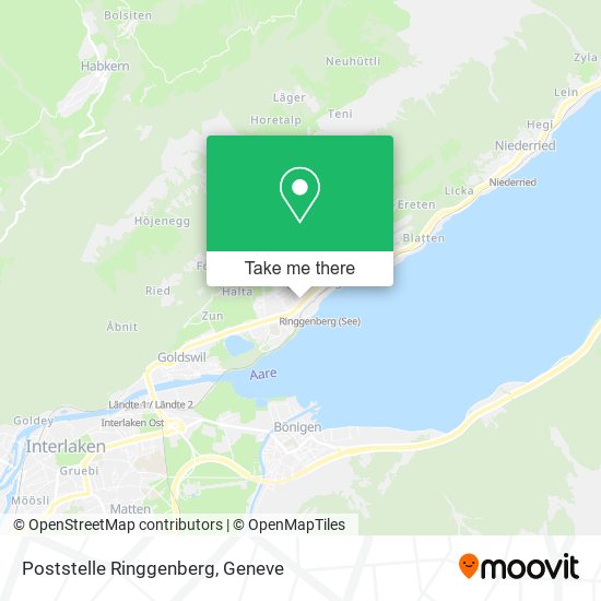 Poststelle Ringgenberg map