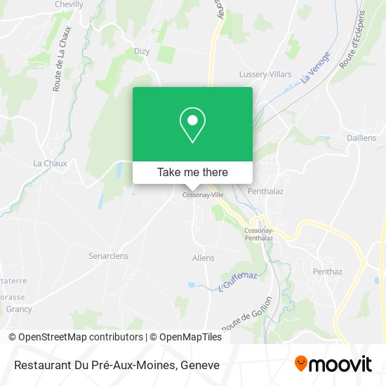 Restaurant Du Pré-Aux-Moines map