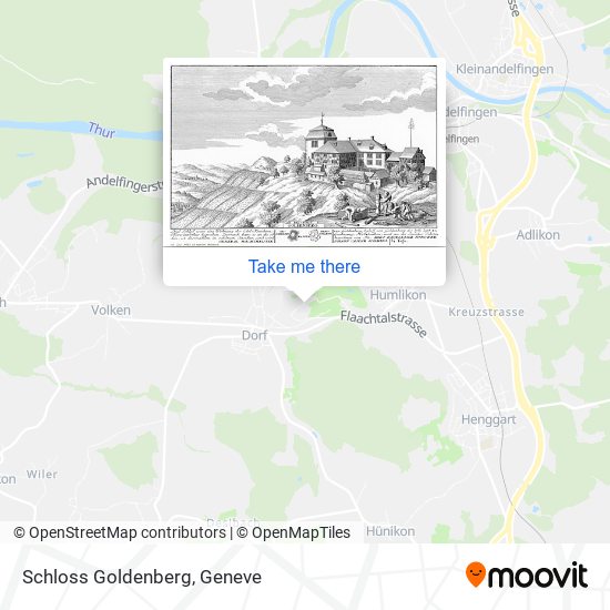 Schloss Goldenberg map