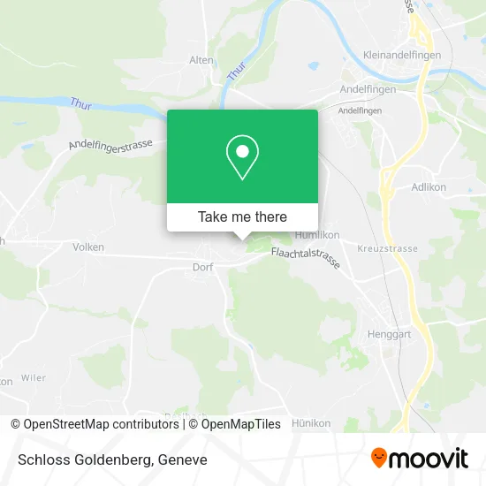 Schloss Goldenberg map