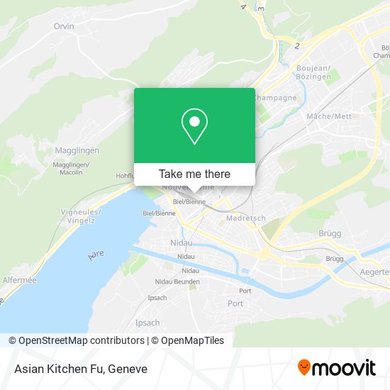 Asian Kitchen Fu map
