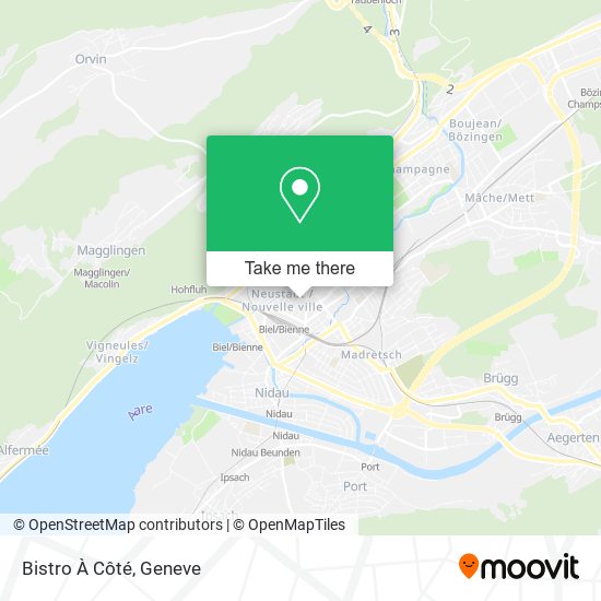 Bistro À Côté map