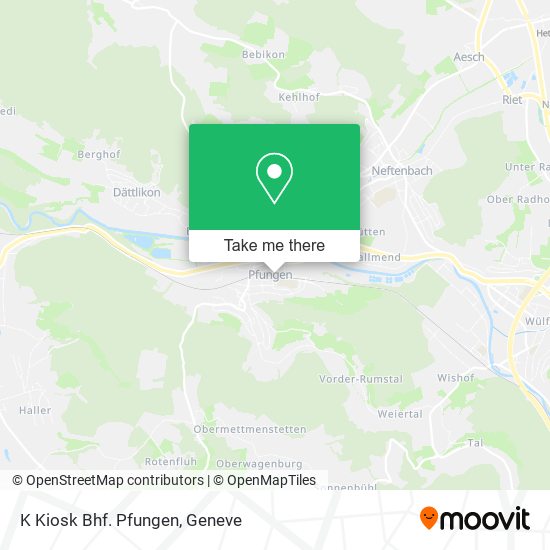 K Kiosk Bhf. Pfungen map