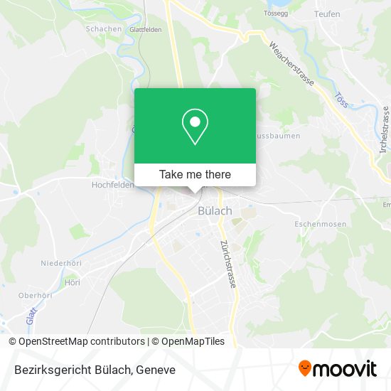 Bezirksgericht Bülach map