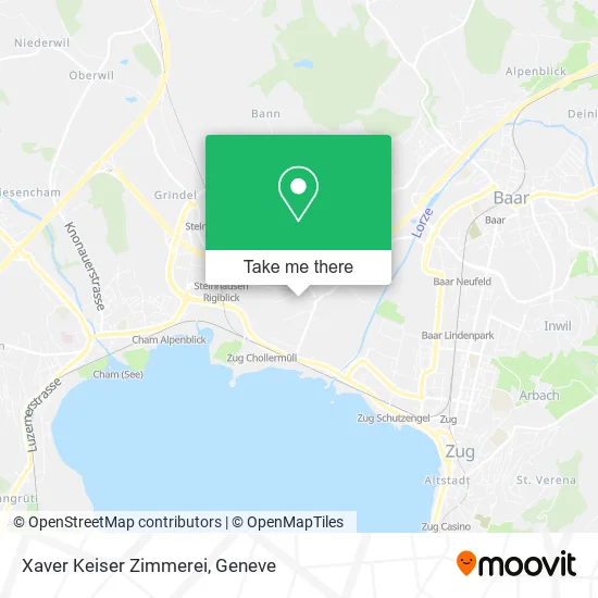 Xaver Keiser Zimmerei map