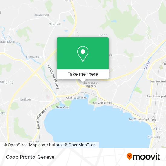 Coop Pronto map