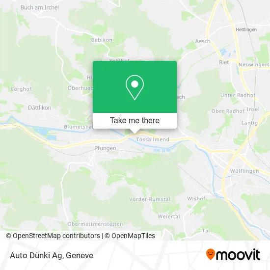 Auto Dünki Ag map