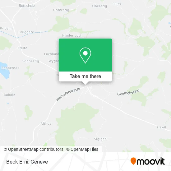 Beck Erni map