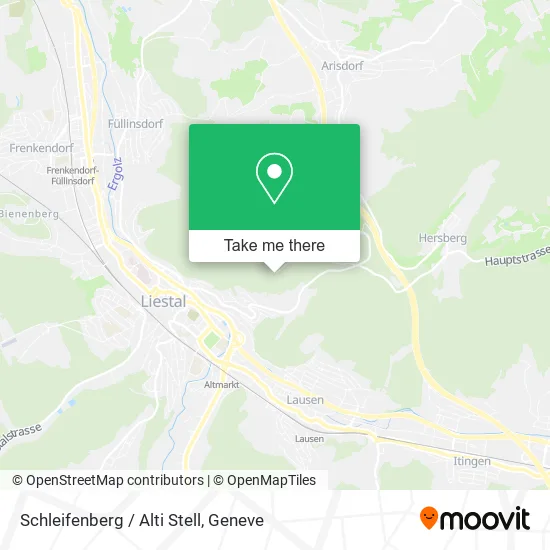 Schleifenberg / Alti Stell map