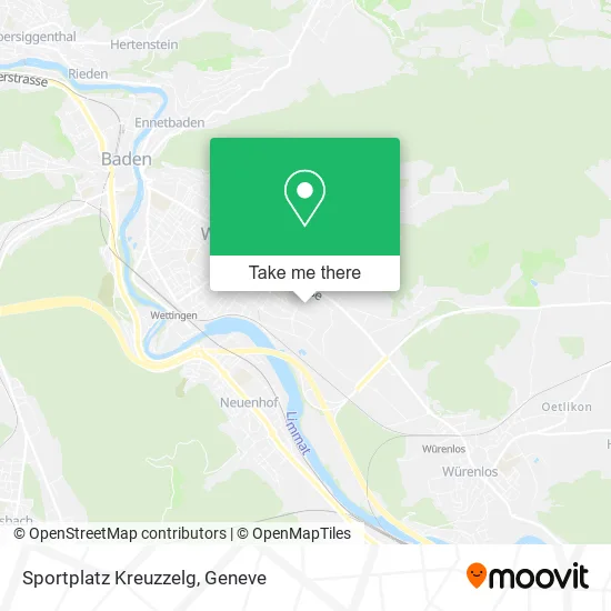Sportplatz Kreuzzelg map
