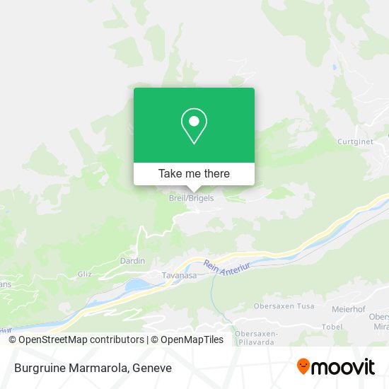 Burgruine Marmarola map
