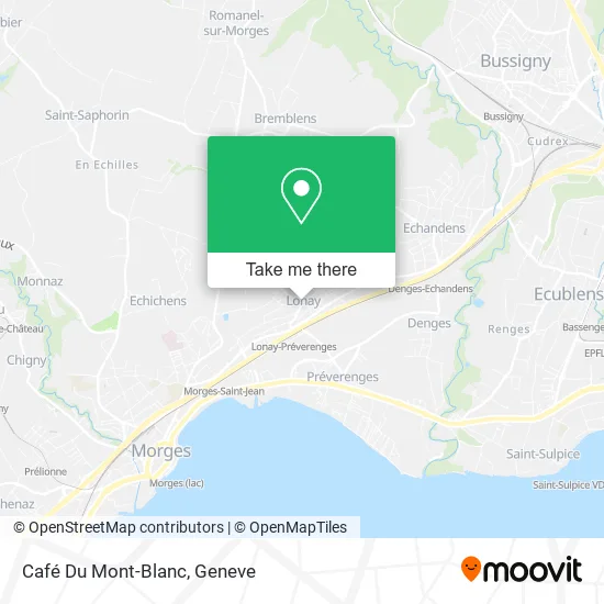 Café Du Mont-Blanc map