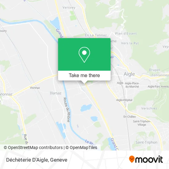 Déchèterie D'Aigle map