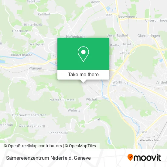 Sämereienzentrum Niderfeld map