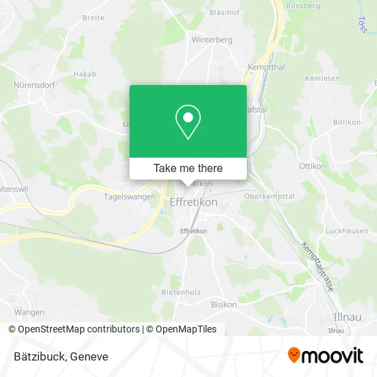 Bätzibuck map