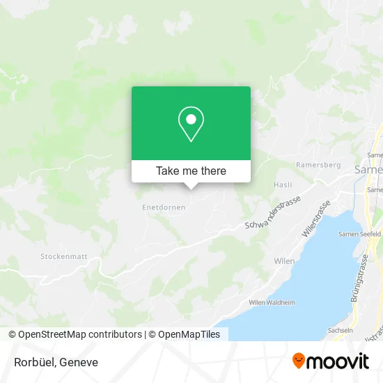 Rorbüel map