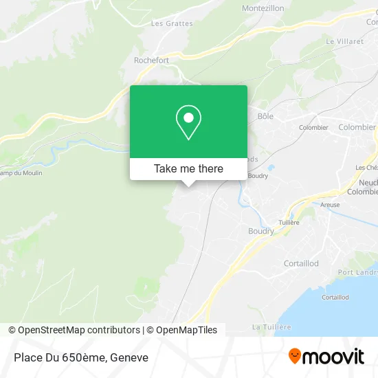 Place Du 650ème map