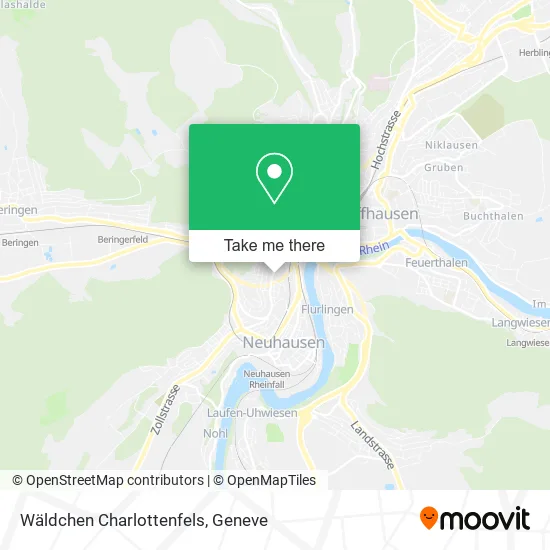 Wäldchen Charlottenfels map