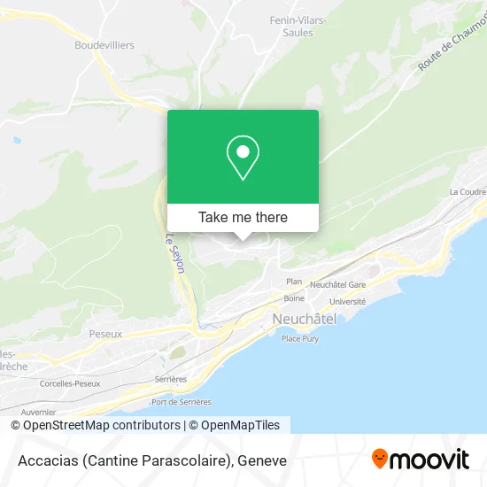 Accacias (Cantine Parascolaire) map