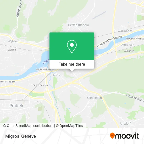 Migros map