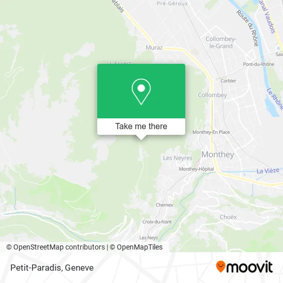 Petit-Paradis plan