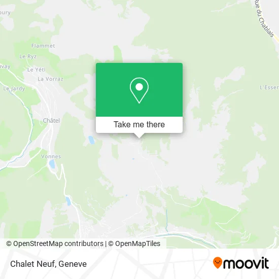 Chalet Neuf map