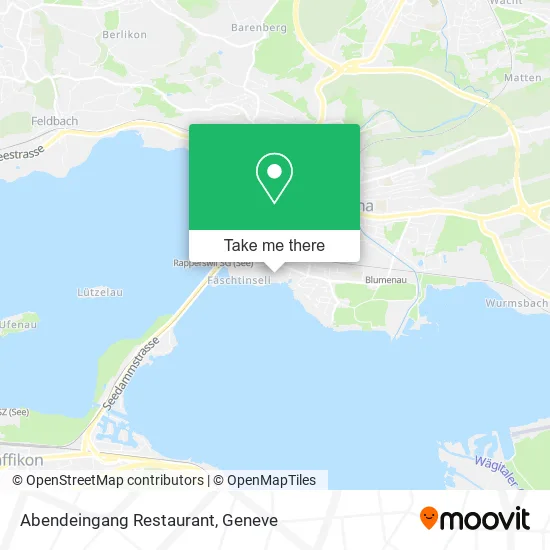 Abendeingang Restaurant map