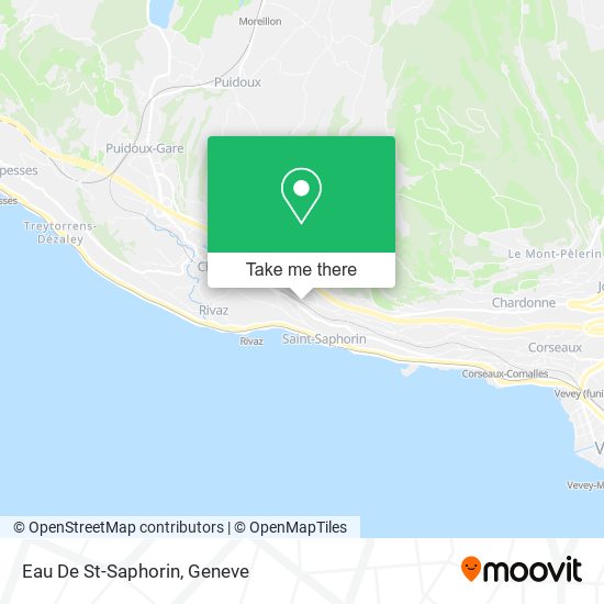 Eau De St-Saphorin map