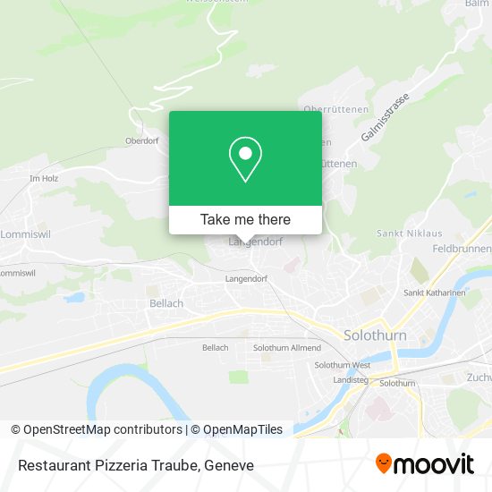 Restaurant Pizzeria Traube plan