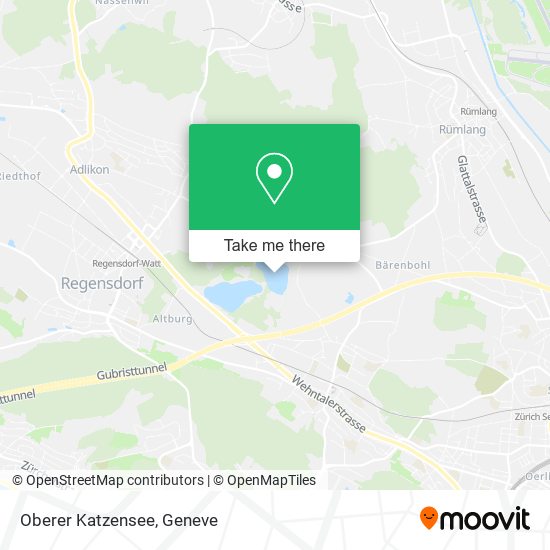 Oberer Katzensee map