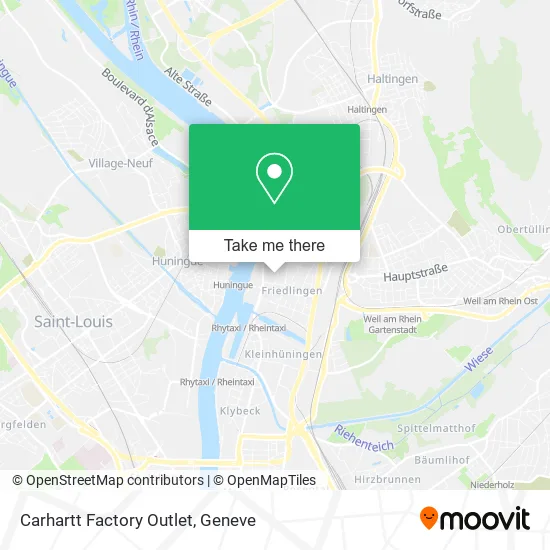 Carhartt Factory Outlet map