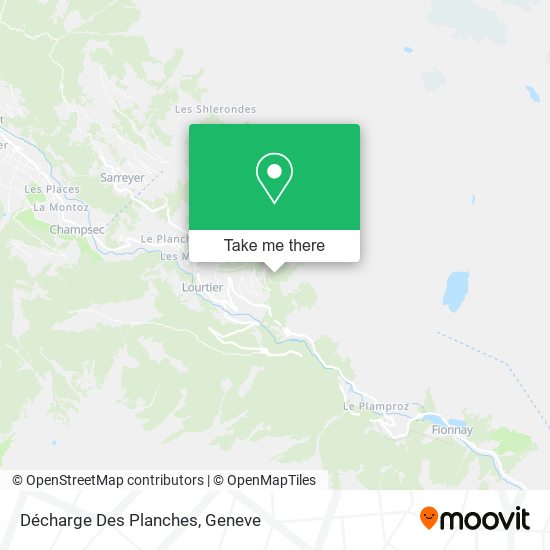 Décharge Des Planches map