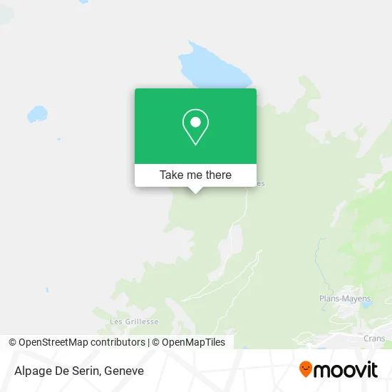 Alpage De Serin map