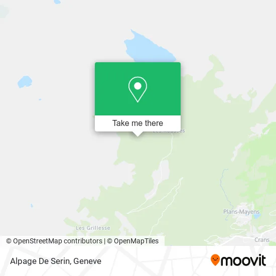 Alpage De Serin map