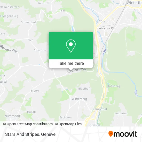 Stars And Stripes map