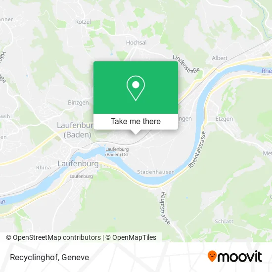 Recyclinghof map