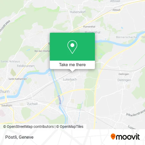 Pöstli map