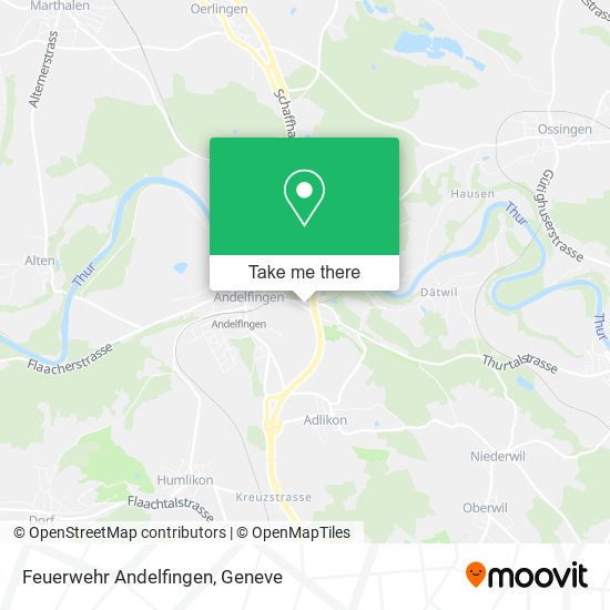 Feuerwehr Andelfingen map