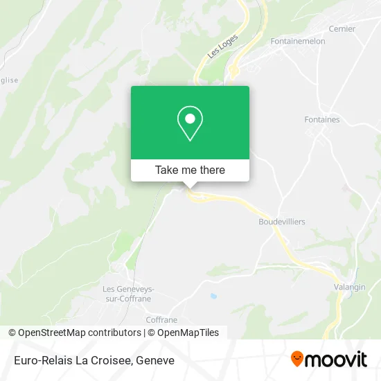 Euro-Relais La Croisee map