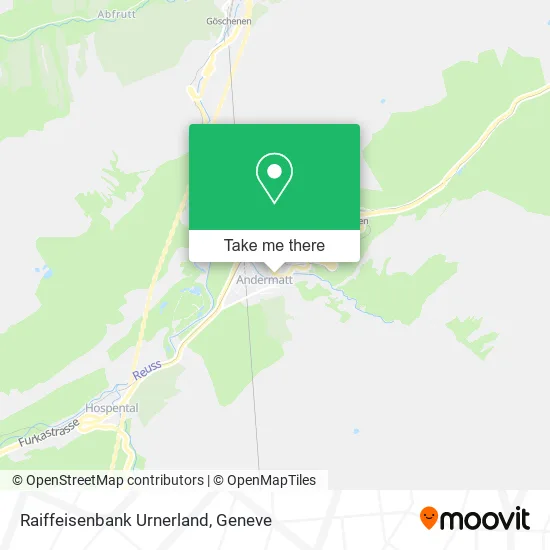 Raiffeisenbank Urnerland map