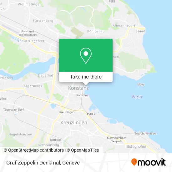 Graf Zeppelin Denkmal map