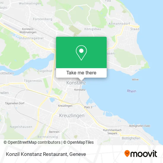 Konzil Konstanz Restaurant map