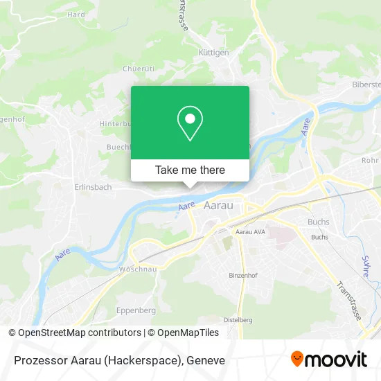 Prozessor Aarau (Hackerspace) map
