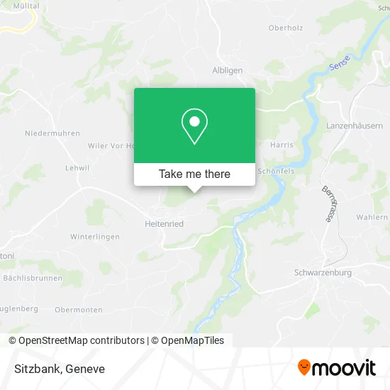 Sitzbank map