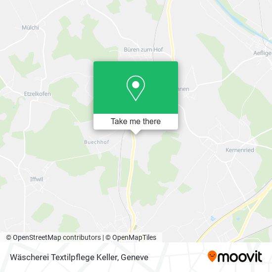 Wäscherei Textilpflege Keller map