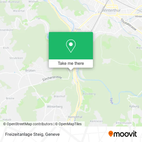Freizeitanlage Steig map