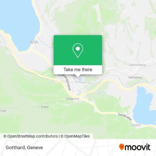 Gotthard map